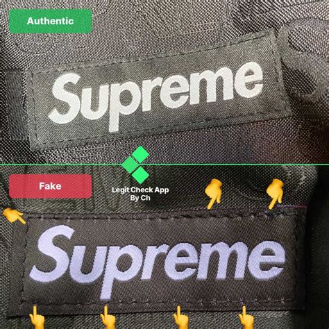 real vs fake supreme side bag|is your supreme bag real.